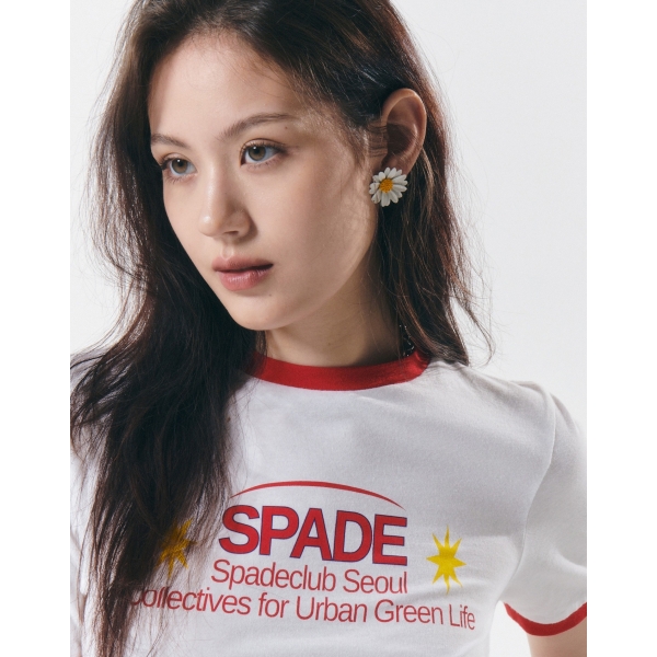 LF스퀘어 공식 온라인몰 22SS [스페이드클럽서울] (W) SCS Ringer T-shirt - 링거 티셔츠 SETS2E308